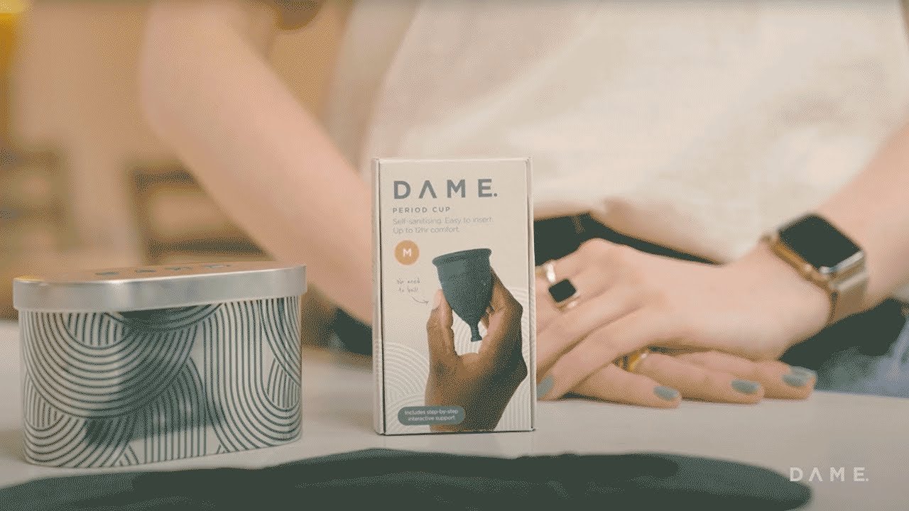 Kaip naudoti DAME menstruacinę taurelę