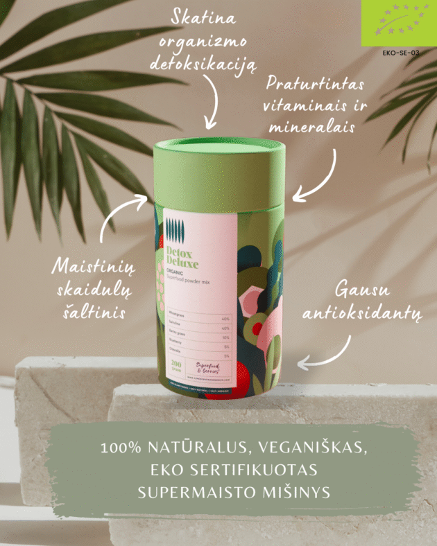 "Detox deluxe" organiškas supermaistas - Image 5