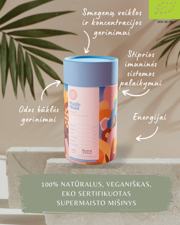 "Magic Mind" organiškas supermaistas - Image 3