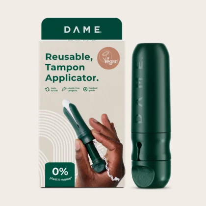 Dame daugkartinio naudojimo tamponų aplikatorius