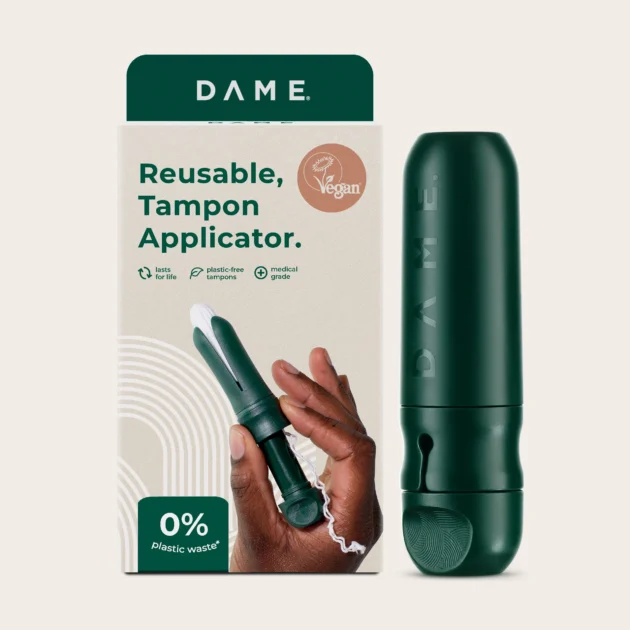 Dame daugkartinio naudojimo tamponų aplikatorius