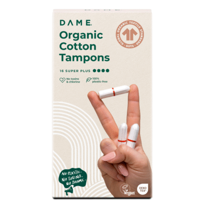 Dame organiški medvilnės tamponai 16vnt.