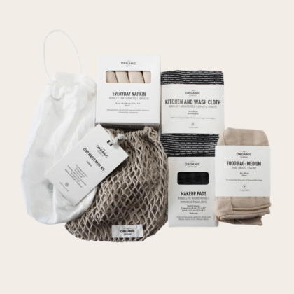 Ekologiškos medvilnės tvarus rinkinys namams