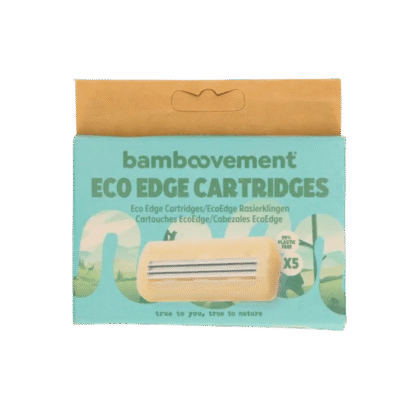 Bamboovement „EcoEdge“ keičiamos galvutės skustuvui (5 vnt. rinkinys)